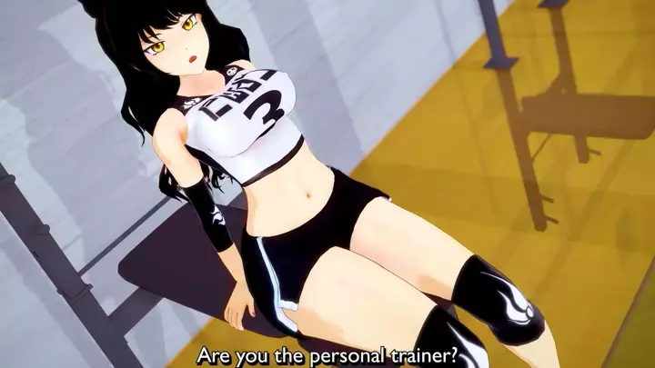 Blake Works Up a Sweat