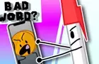 Doodletacular: BFDI Coiny&#039;s bad word!? (Short) (Old School Project)