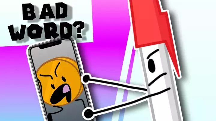 Doodletacular: BFDI Coiny's bad word!? (Short) (Old School Project)