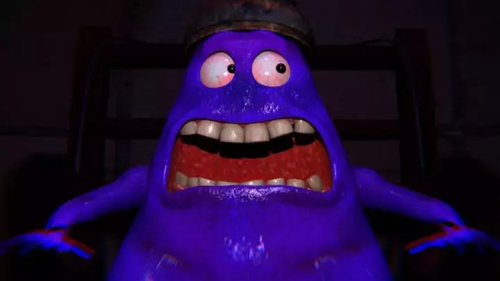 Grimace Shake McDonald's ad 2023 real