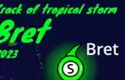 Track of tropical storm bret (2023)