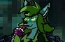 Cadressita tastes grimace birthday shake