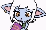Tristana trying grimace shake