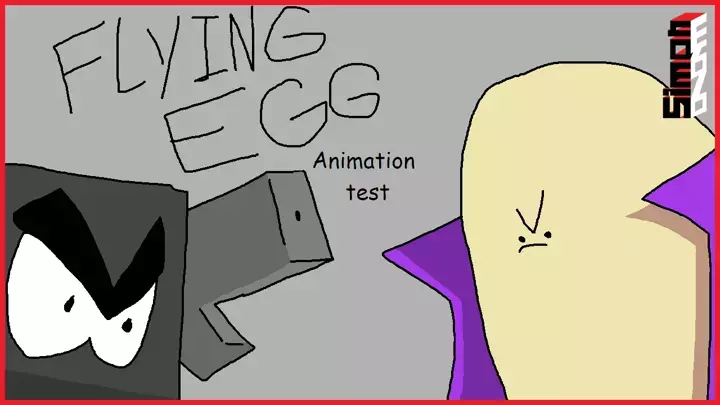 Flying Egg Animation Test