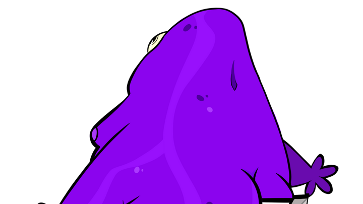 Grimace literally shits