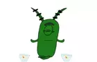 Plankton attempts meditation