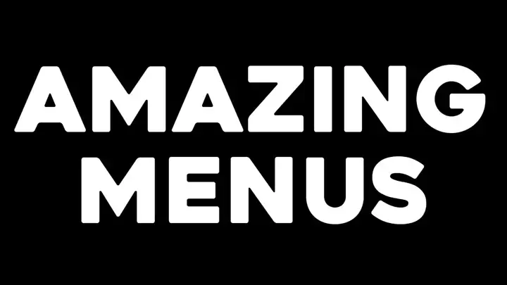 Amazing Menus (Demo)