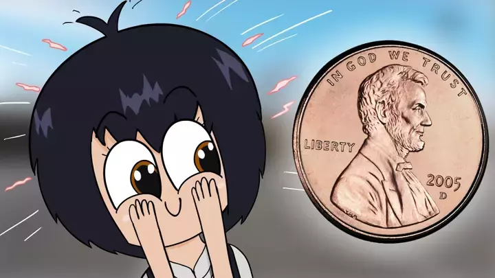 Peni Finds A Penny in the Parking Lot