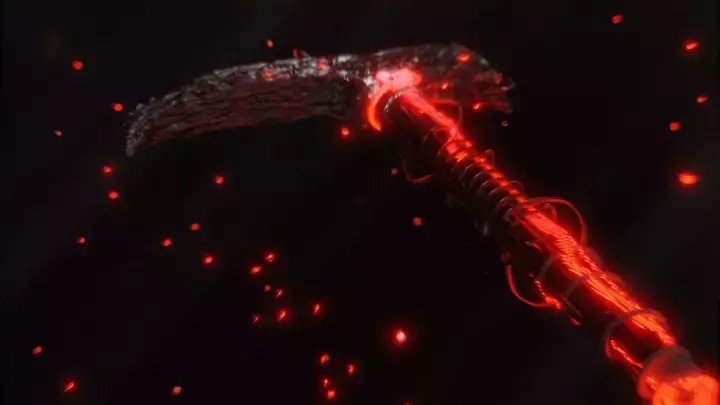 Glowing Scythe