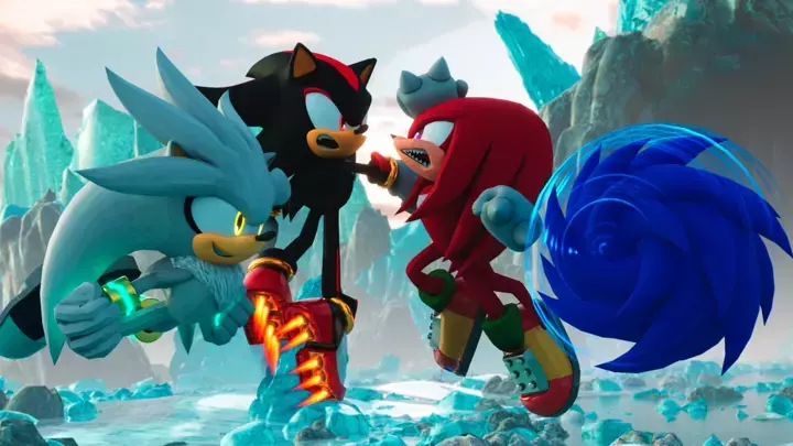 Shadow VS Knuckles VS Sonic VS Silver Animation