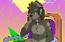 Synthwave Retro Doggo