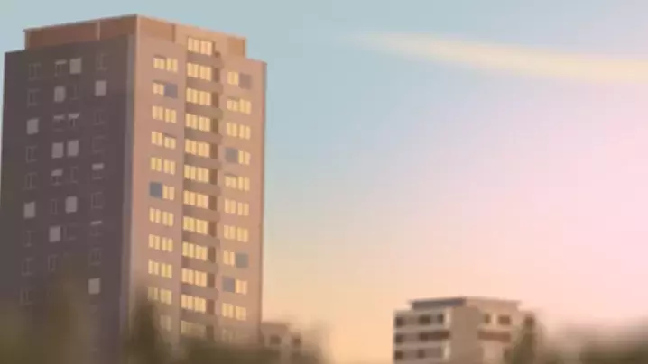 Apartment Blocks Animation Test