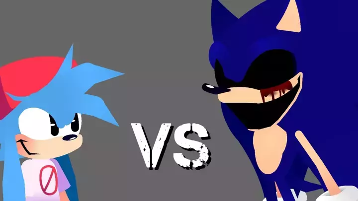 BLUE HAIR KID VS SONIC.EXE