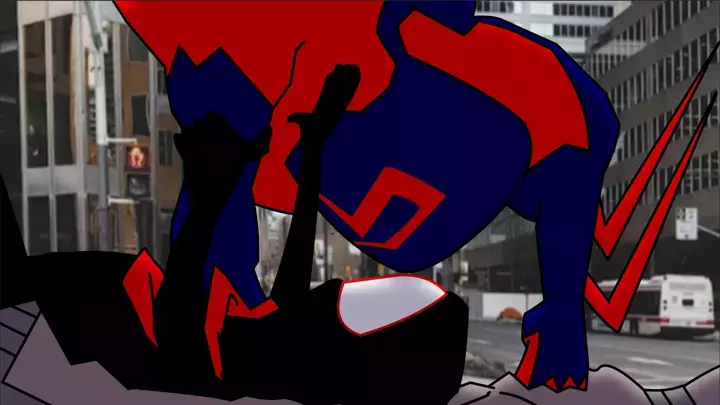 Spiderman 2099 Captures Miles