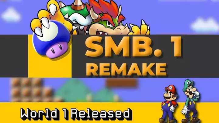 Super Mario Bros Remake World 1 Remastered