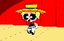 Bubbles the stage dancer