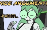 Gamer Girl Robot DESTROYS viewer's argument