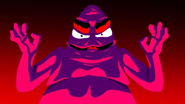 Here comes Grimace