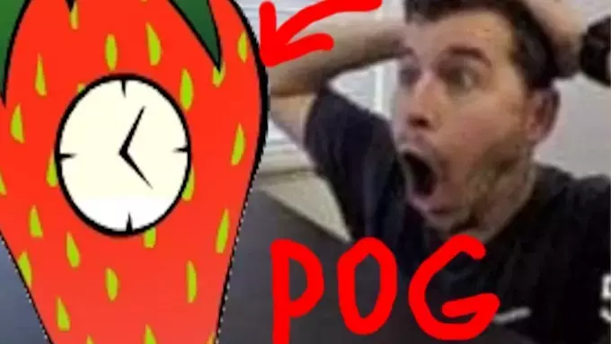 strawberry clock is pog