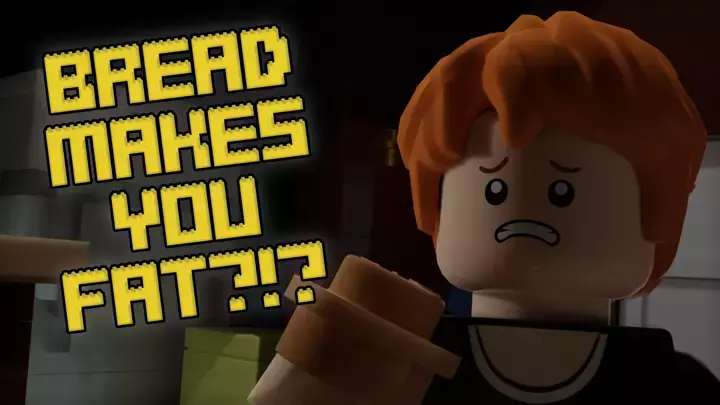 Bread Makes You Fat?!? (LEGO Animation)