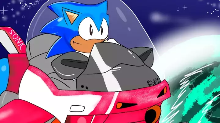 Sonic Vs Eggman (Sega sonic cosmo fighter)