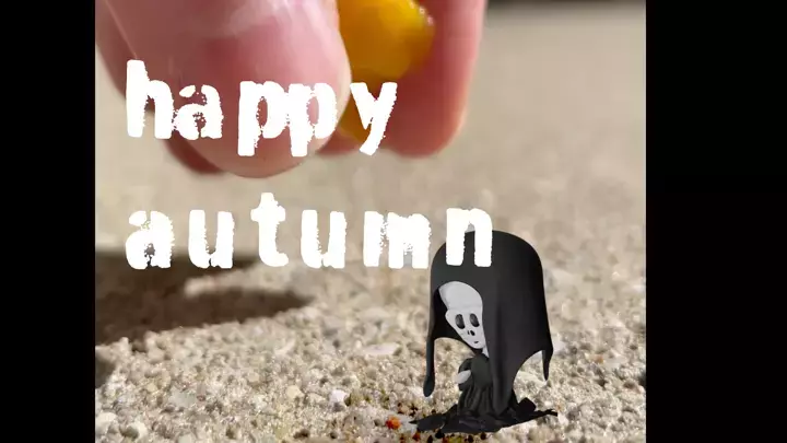 Grim Cutie Gets Pumpkin