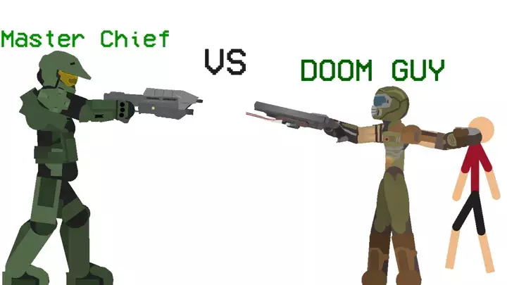 DOOM GUY VS Master Chief