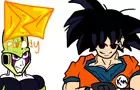 Goku and Cell play Nintendo DS: but animated