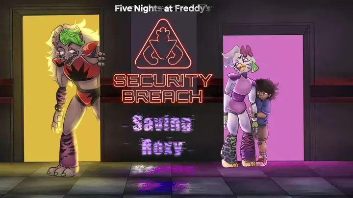 Saving Roxy!!! (Fnaf Security Breach Animation)