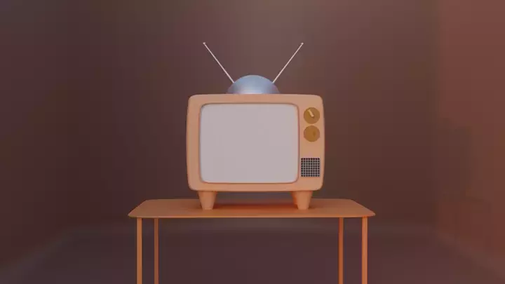 TV(Blender 3d)