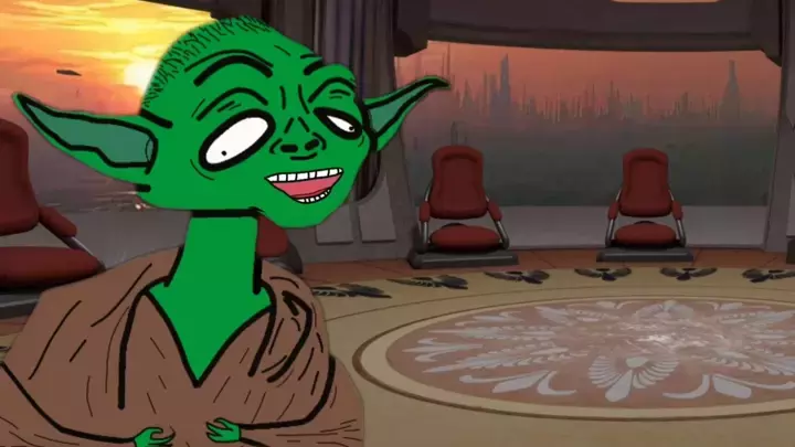If Yoda was a racist final boss.