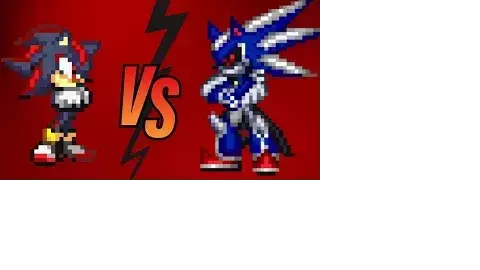 Shadow vs Neo Metal Sonic (Sprite Animation)