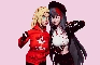 Two Angry Girls Walk Cycle 3D Animation