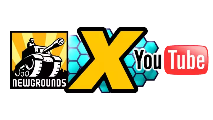 Newgrounds x YouTube (Namco x Capcom Opening Parody)