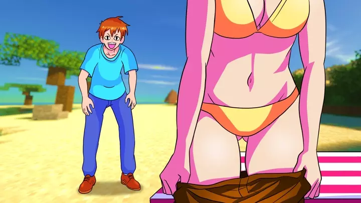 It's Too Hot for Clothes 👙 Minecraft Animation