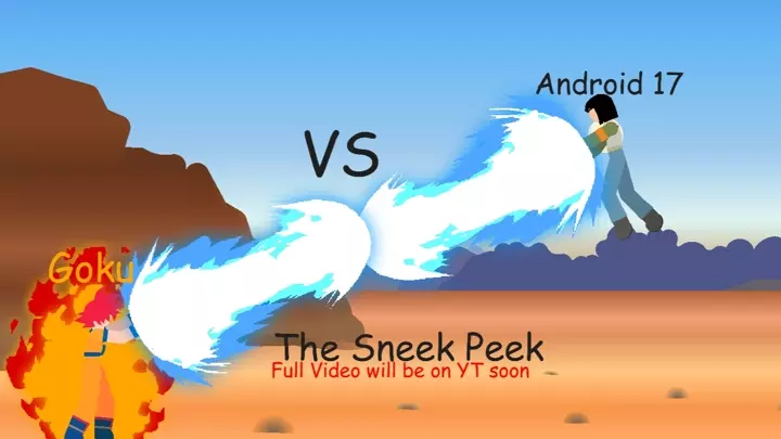 Goku Vs Android The Sneak Peek (ONLY ON YOUTUBE)