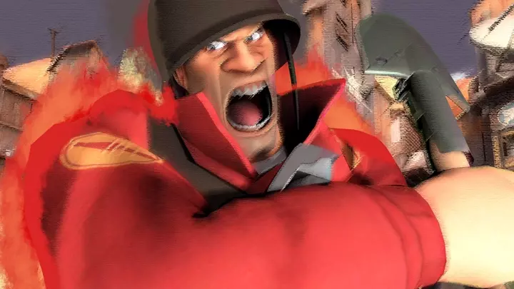 TF2 meets Street Fighter: Soldier victory animation [SFM]
