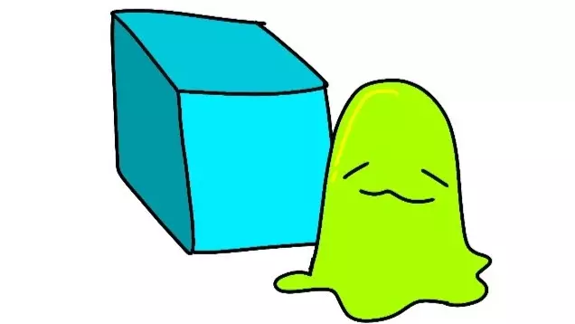 Slime with cube