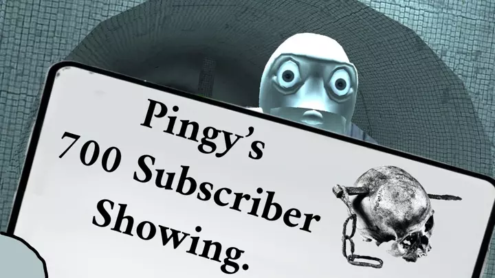 Pingy’s 700 Subscriber Showing.