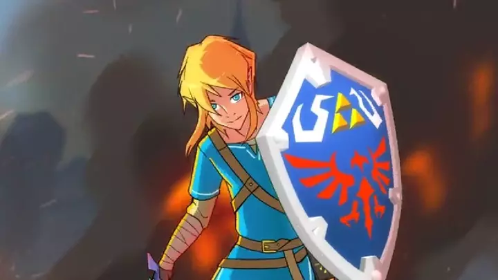 Old animation with Link