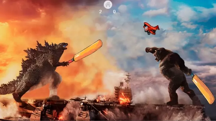 Godzilla vs Kong plays sports