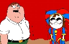 Peter Griffin in the amazing digital circus