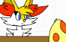 Braixen discovers an egg