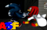 Sonic the Werehog scolds Knuckles