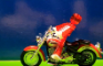 Just Red Riding On His Bike