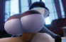 Widowmaker in Office Skirt Fucked