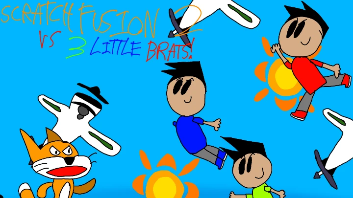 Scratch Fusion 2 (Boss Rush Collab) 3 little brats