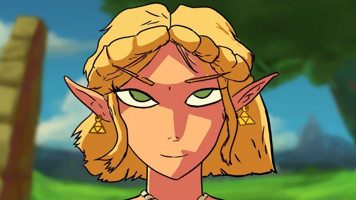Zelda uses the Tri-Force