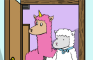 Monkey and Llamacorn: Office Politics