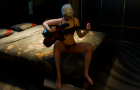 Ciri Playing SAMURAI Archangel on guitar. SFW version